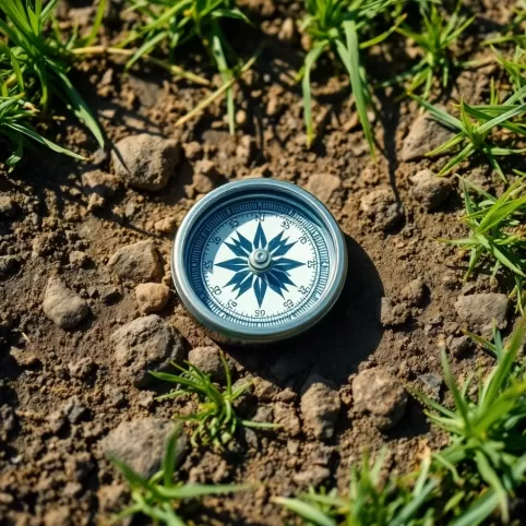 Jak sprawdzić strony świata na działce