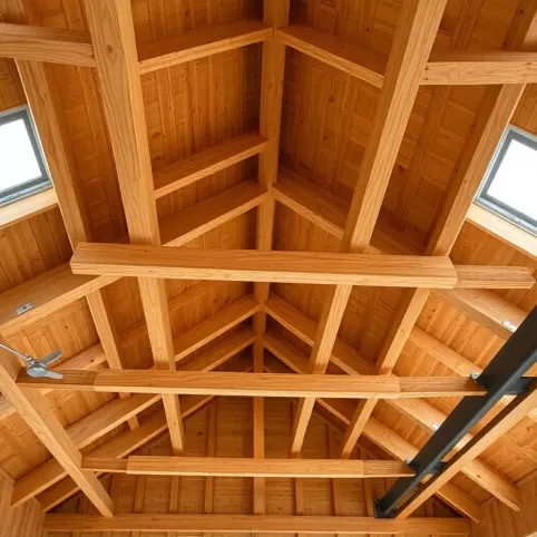Jakie belki na strop drewniany 10m