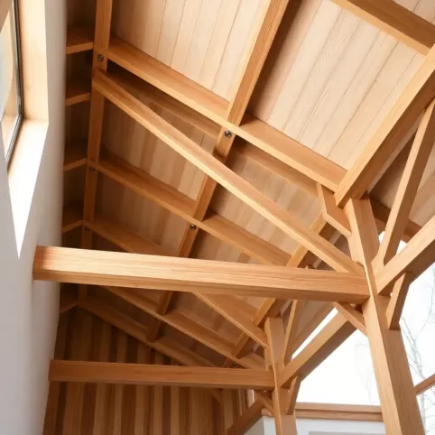 Jakie belki na strop drewniany 4m