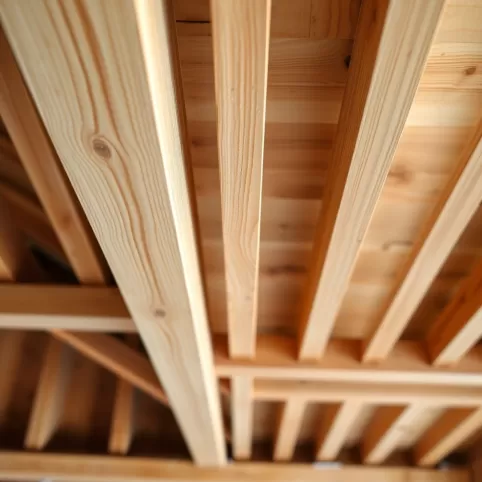 Jakie legary na strop drewniany