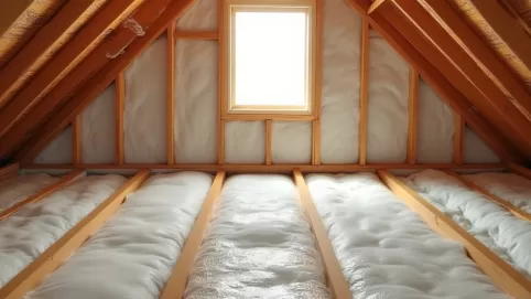 ocieplenie poddasza wełna folia płyta g k na stelaż cennik
