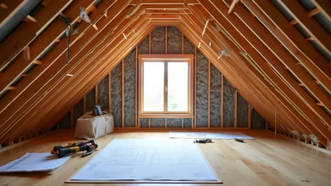 Zabudowa poddasza cena robocizny
