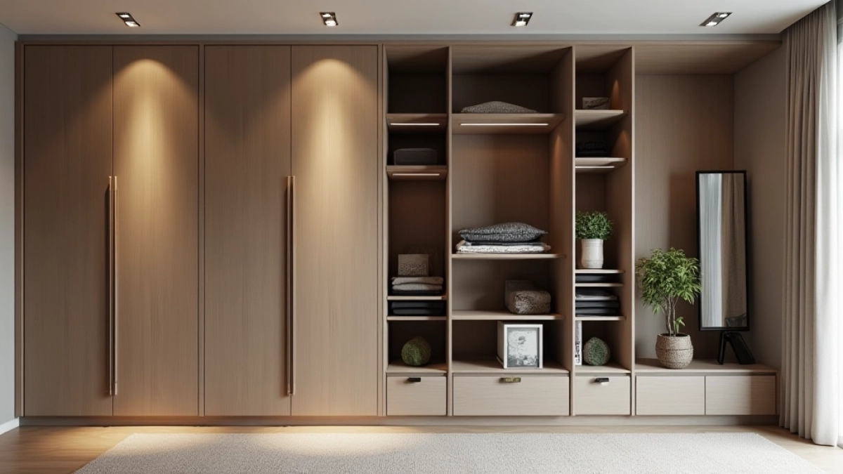 Szafa dwustronna zamiast ściany